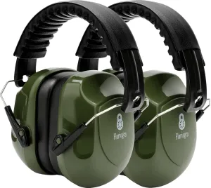 2 Pack 34dB Noise Canceling Headphones For Shooting, Hearing Protection Earmuffs, Ear Protection Headphones, Thickened Headband Ear Muffs For Noise Reduction For Shooting, Construction,Mowing