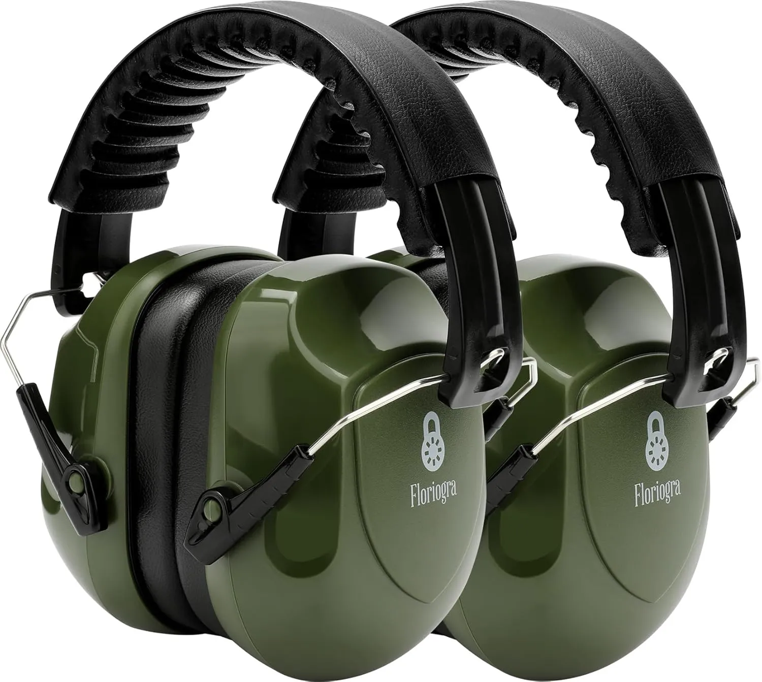 2 Pack 34dB Noise Canceling Headphones For Shooting, Hearing Protection Earmuffs, Ear Protection Headphones, Thickened Headband Ear Muffs For Noise Reduction For Shooting, Construction,Mowing