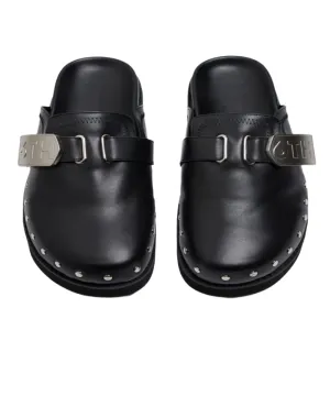 6THNBRHD "MOONWALK" LEATHER MULE BLACK