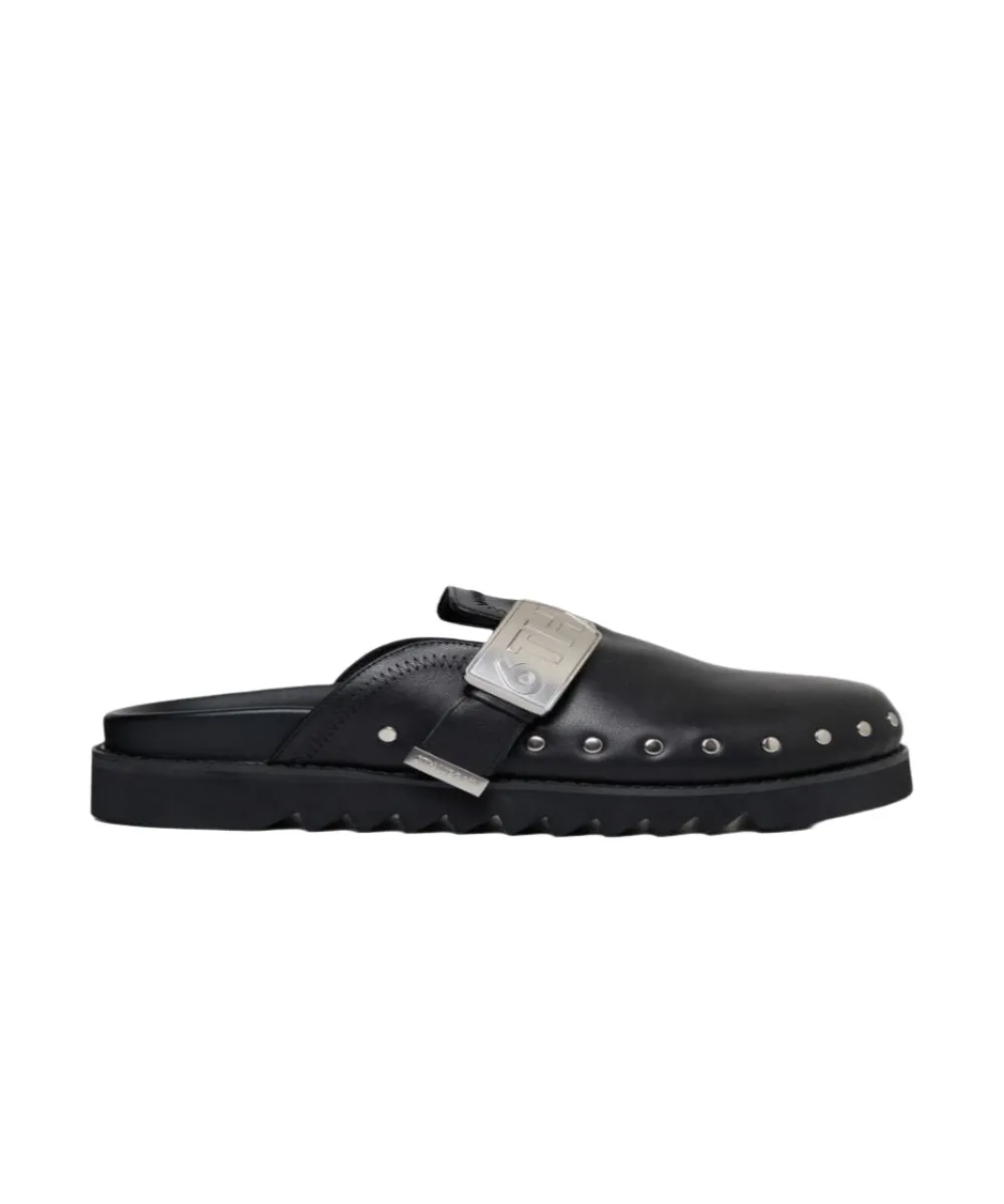 6THNBRHD "MOONWALK" LEATHER MULE BLACK