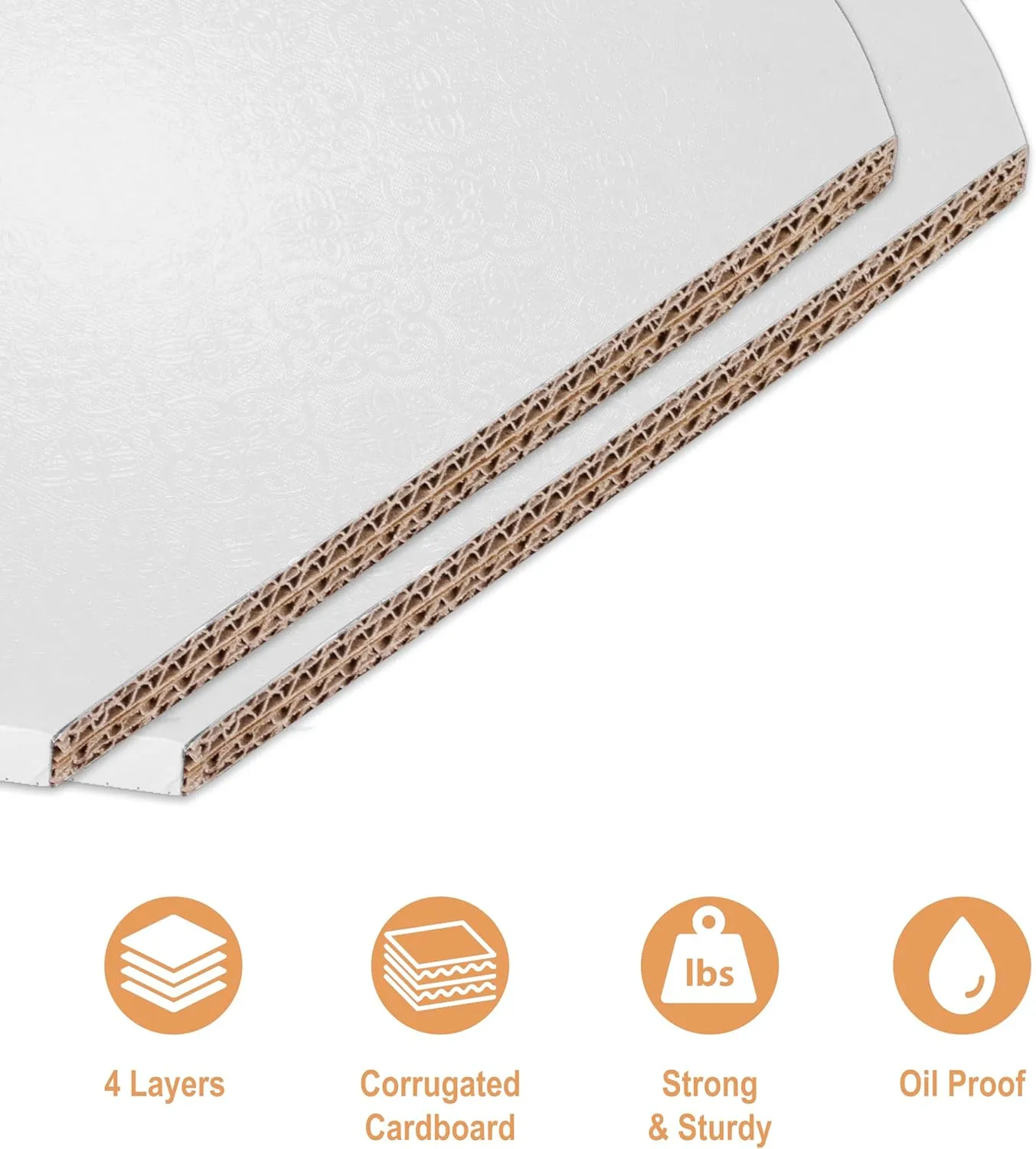 9 Pack Cake Board Drums 8, 10 & 12 Inch in Silver, Gold & Black Color | Free Prop Up Tools Included | Fully Greaseproof 1/2" Thick Cake Circle Rounds | Sturdy for Heavy/Tiered Cakes…