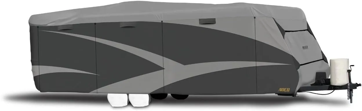ADCO 52246 Designer Series SFS Aqua Shed Travel Trailer RV Cover - 31'7 Inch - 34', Gray