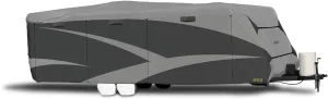 ADCO 52246 Designer Series SFS Aqua Shed Travel Trailer RV Cover - 31'7 Inch - 34', Gray