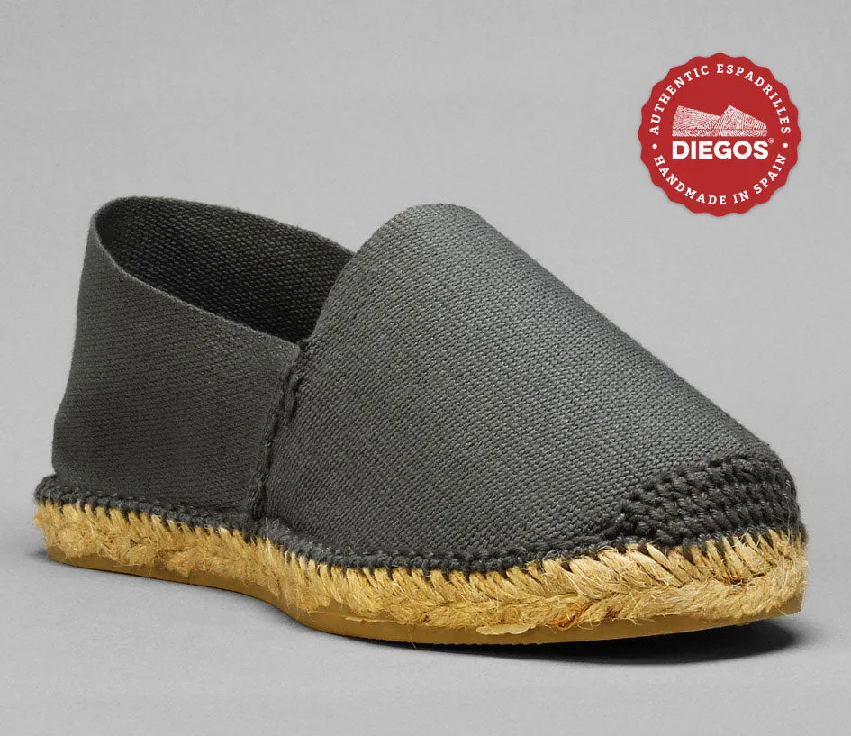 Alpargata lona gris