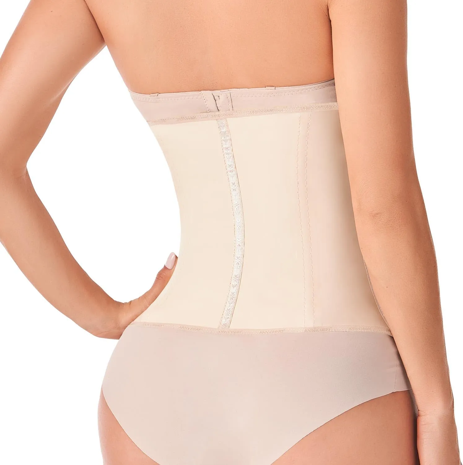 Ann Chery 2025 Waist Trainer for Women | Colombian Latex Cincher | 2 Hook Body Shaper | Tummy Control & Waist Compression