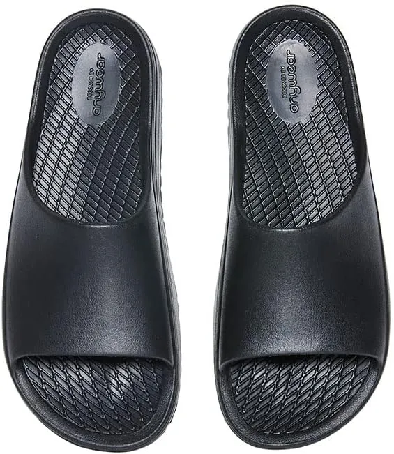 Anywear Vibe Slides, Slip-Resistant Recovery Mens & Womens Slide Sandals