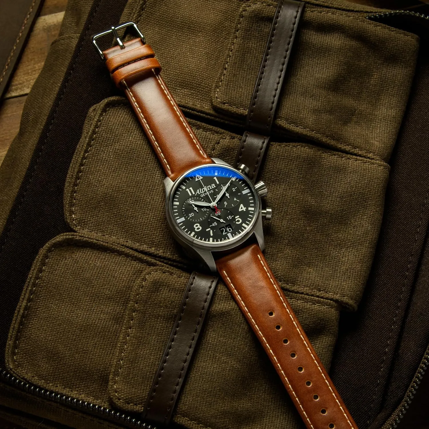 Archer Watch Straps - Top Grain Leather Quick Release Watch Bands