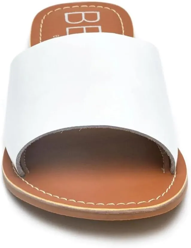 BEACH by Matisse Womens Cabana Slide Casual Sandals Casual - White