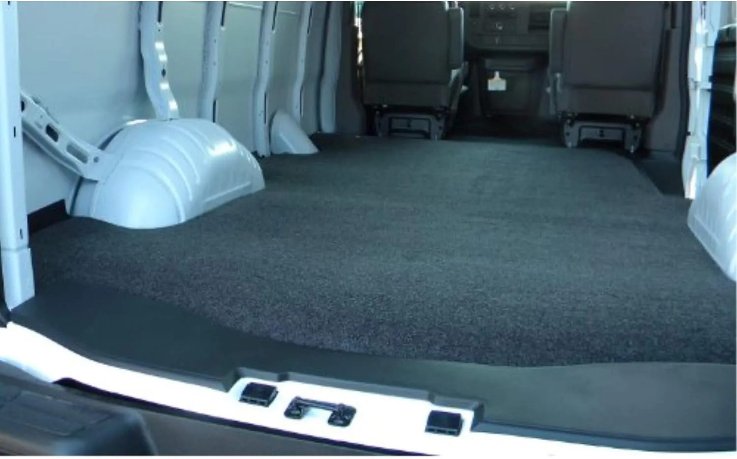 Bedrug / VanRug | Fits 96 - 2024 Chevy Express / GMC Savana Extended, Charcoal Grey | VRG96X