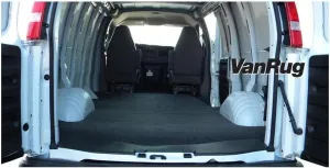 Bedrug / VanRug | Fits 96-2024 Chevy Express / GMC Savana Regular, Charcoal Grey | VRG96