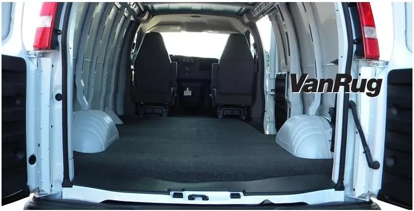 Bedrug / VanRug | Fits 96-2024 Chevy Express / GMC Savana Regular, Charcoal Grey | VRG96