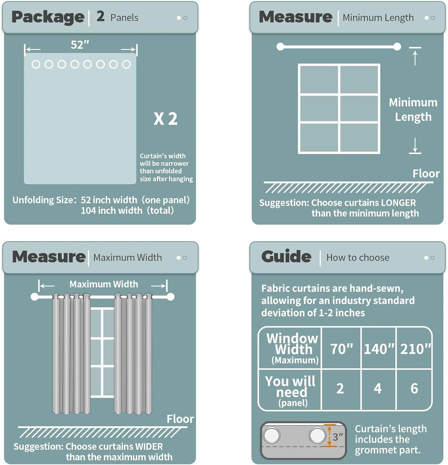 BGment Faux Linen Curtains for Living Room 84 Inch Length 2 Panels Set, Burlap Textured Thick Long Curtains Light Filtering Privacy Window Drapes with Grommet, 52 Inch Wide Each Panel, Dark Grey