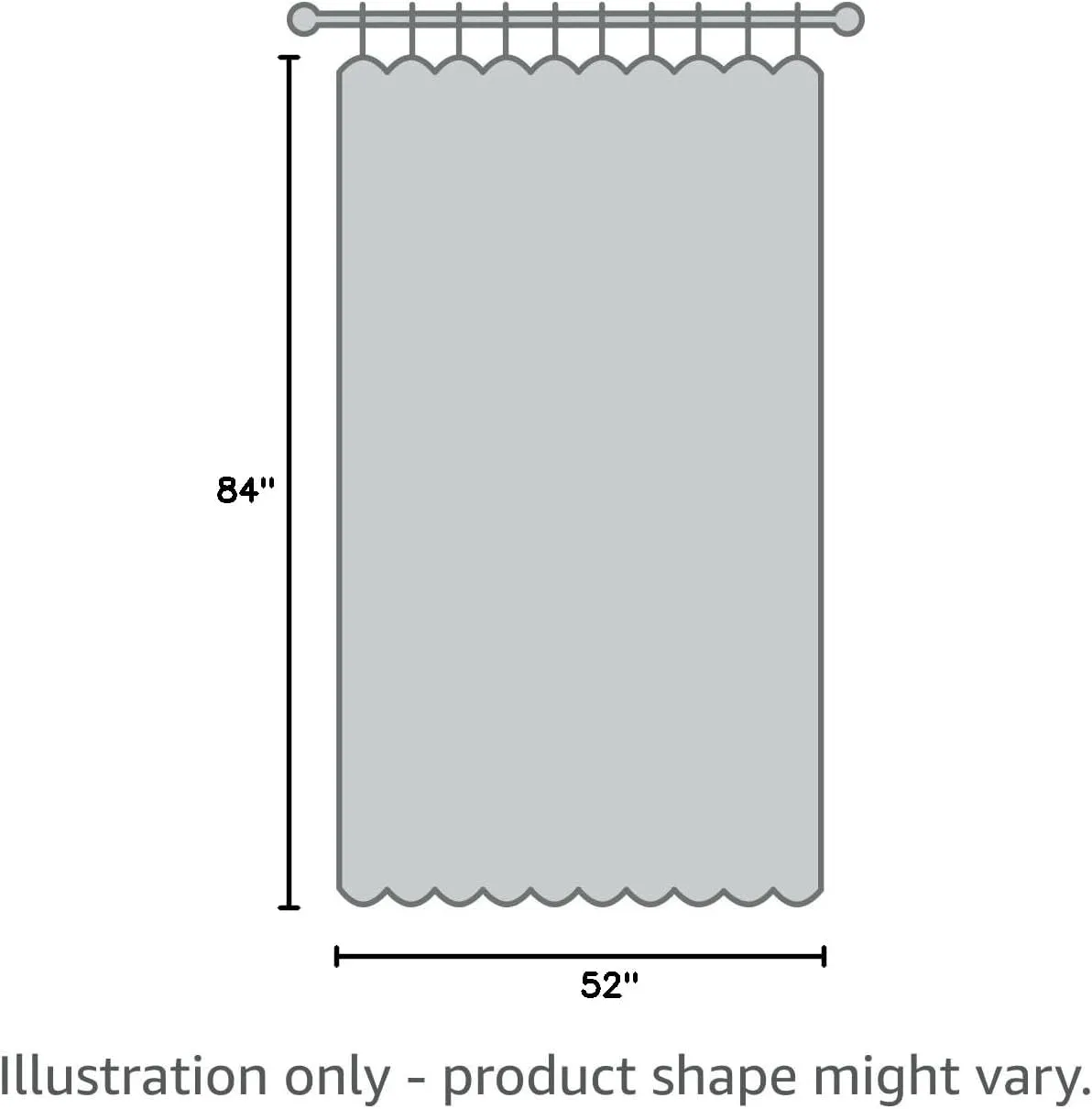 BGment Faux Linen Curtains for Living Room 84 Inch Length 2 Panels Set, Burlap Textured Thick Long Curtains Light Filtering Privacy Window Drapes with Grommet, 52 Inch Wide Each Panel, Dark Grey