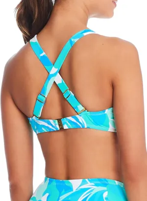 Bleu Rod Beattie Summer Escapes Convertible Bikini Top D-DD Cups 34D, Multi Print