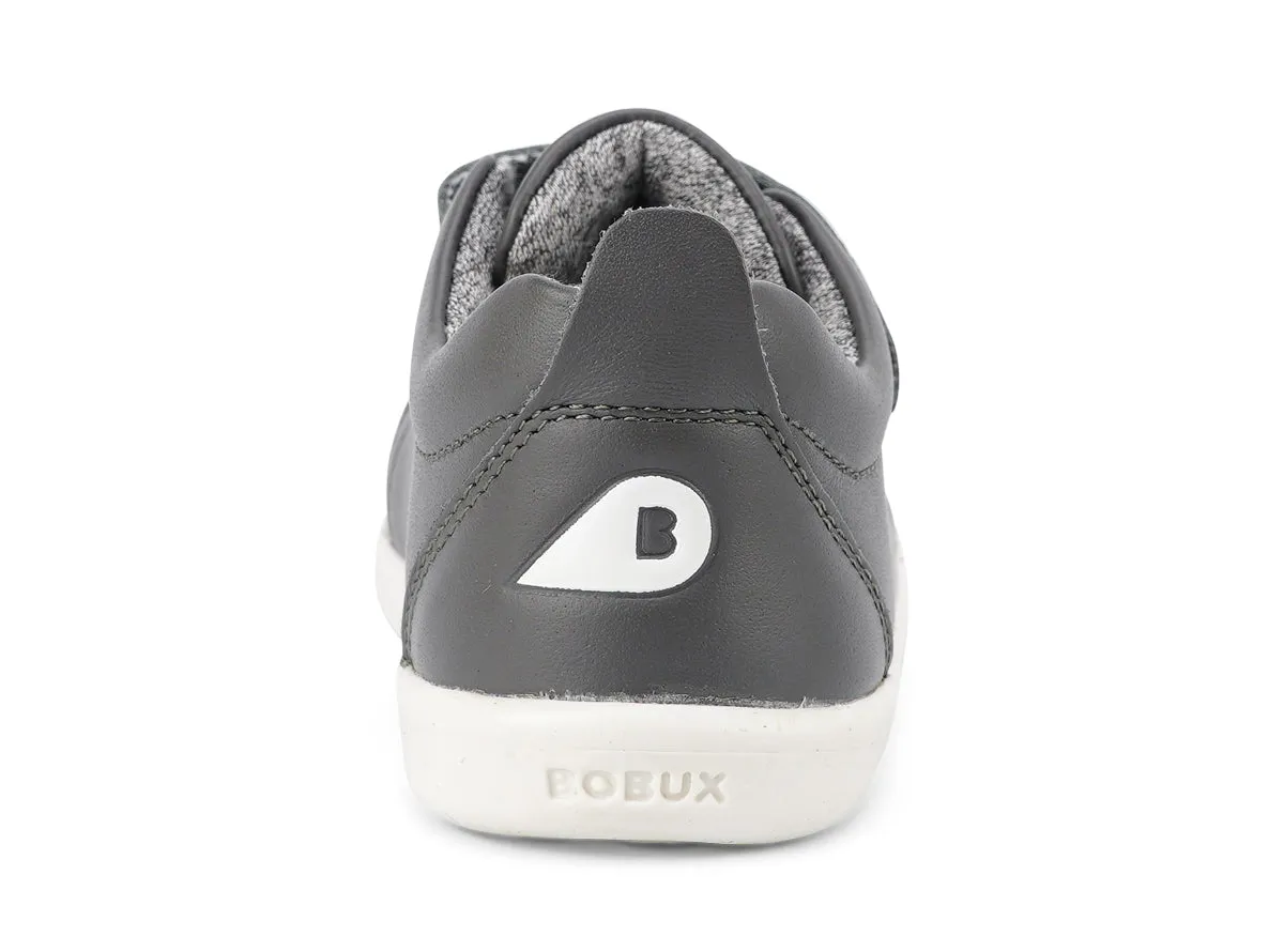 Bobux Grass Court Boys Infants Smoke Grey Trainer Shoe