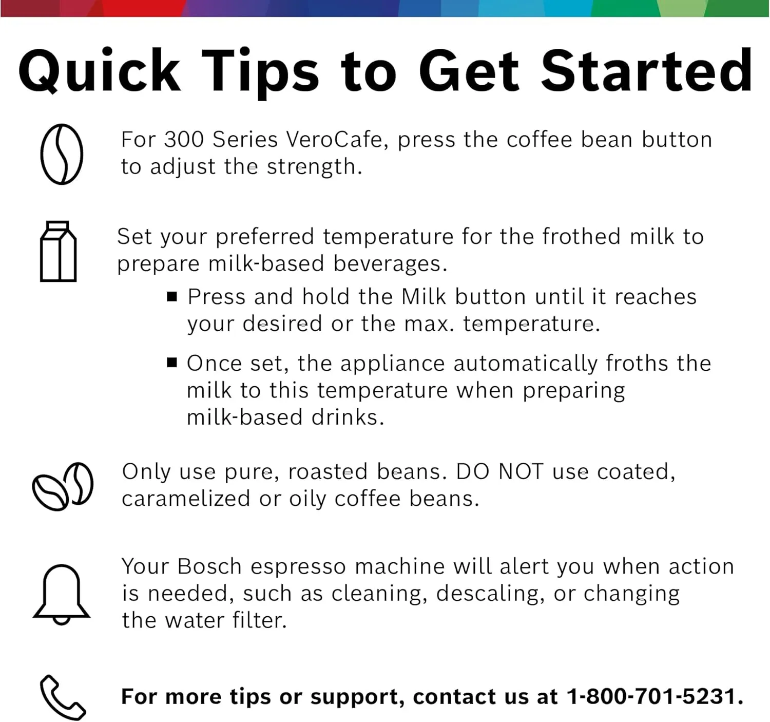 Bosch TIU20307 300 Series Fully Automatic Espresso Machine with Milk Express (in-cup frother), LCD   Touch Control Panel, OneTouch Milk-based Beverages and 5 Beverage Options, in Silver