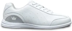 Brunswick Mystic Womens Bowling Shoes (White/Silver, us_Footwear_Size_System, Adult, Women, Numeric, Medium, Numeric_6)