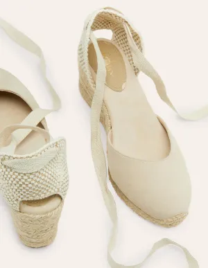 Cassie Espadrille Wedge-Oatmeal