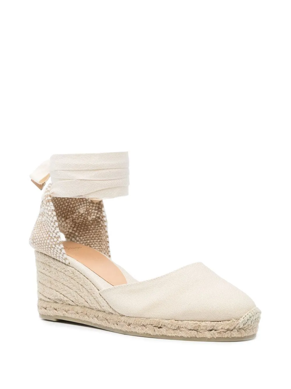 Castaner Ivory Flat Espadrilles