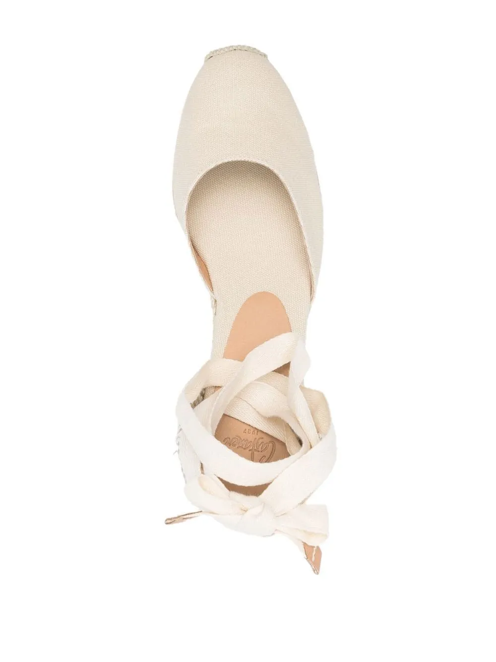 Castaner Ivory Flat Espadrilles