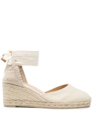 Castaner Ivory Flat Espadrilles