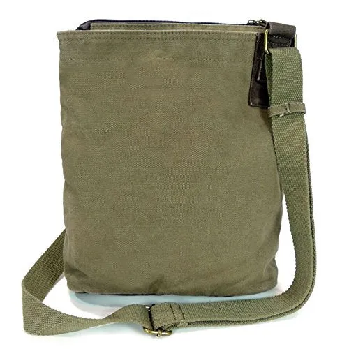 Chala Patch Crossbody Messenger Handbag - Olive (Squirrel)