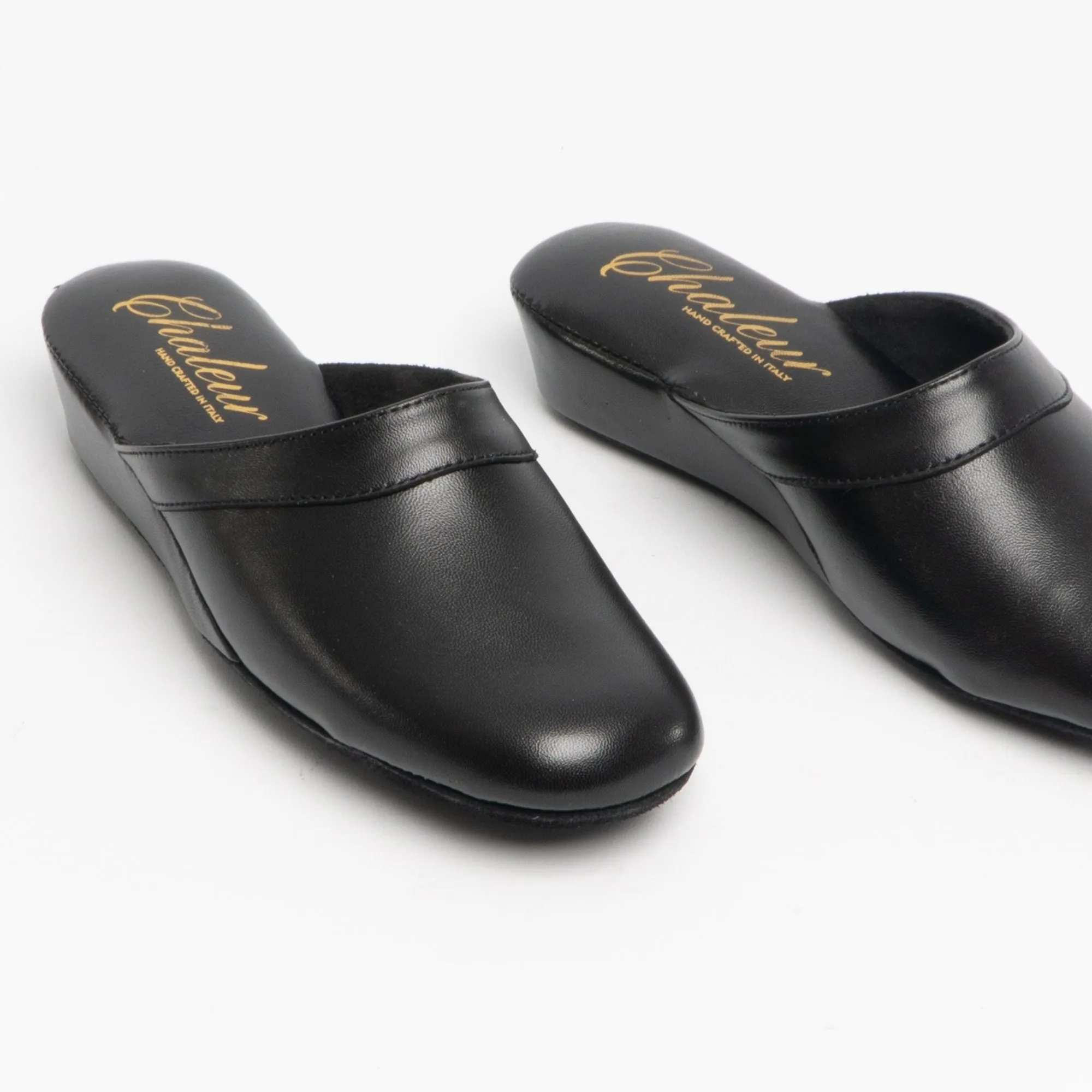 Chaleur FLORENCE Womens Mule Slippers Black