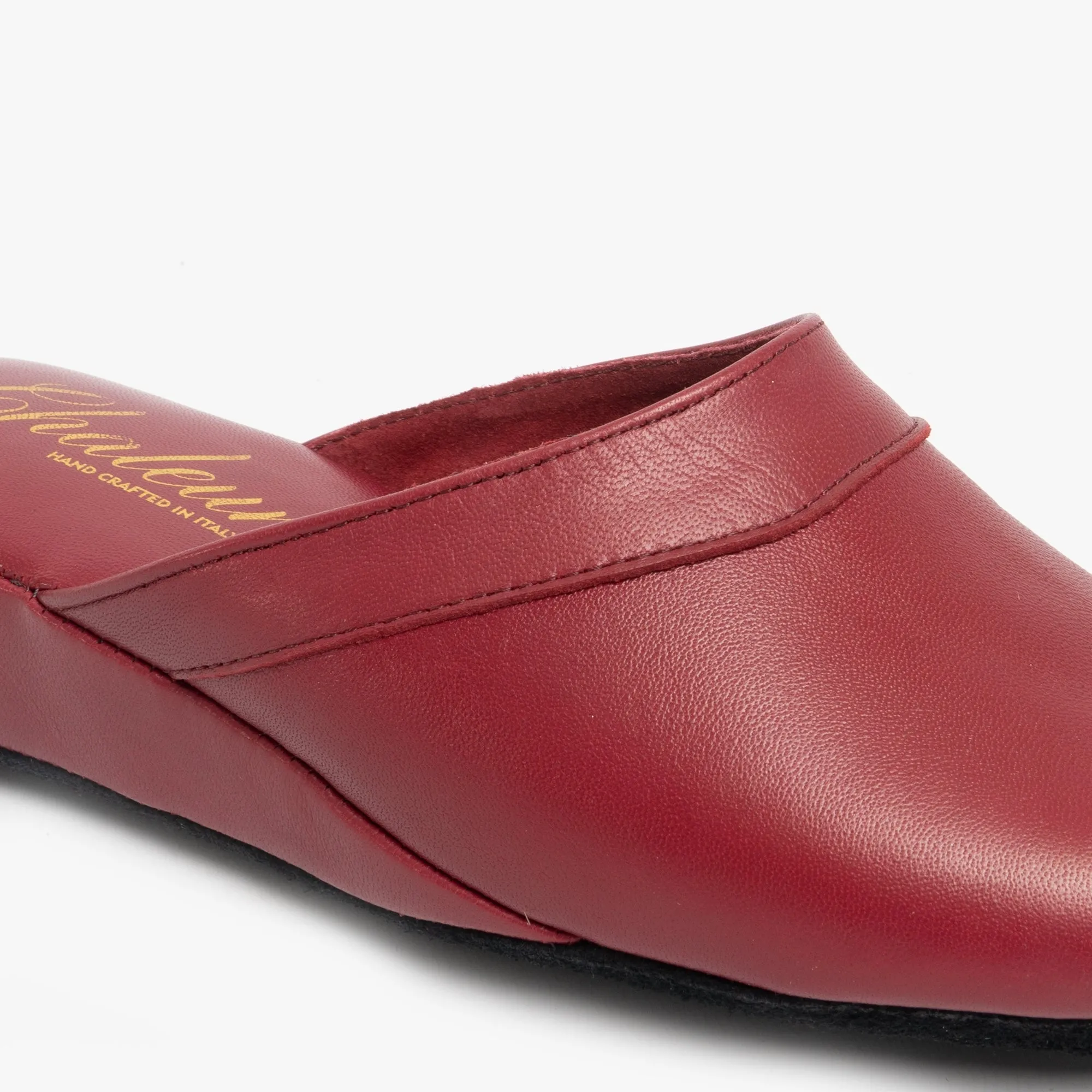 Chaleur FLORENCE Womens Mule Slippers Bordeaux