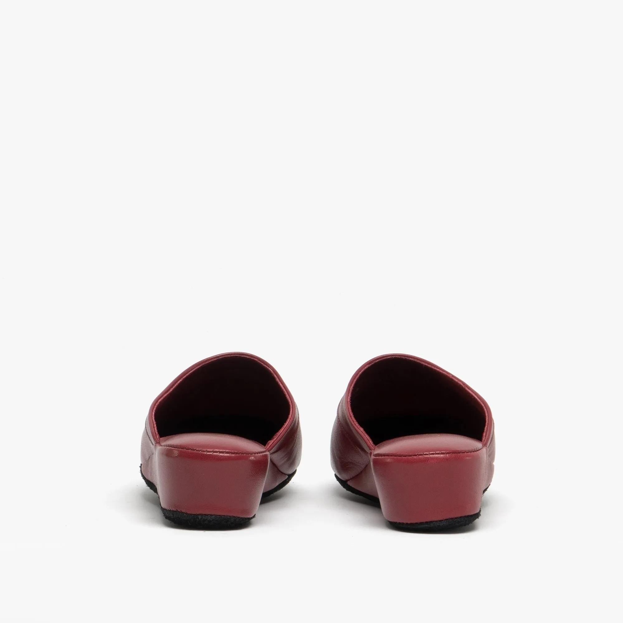 Chaleur FLORENCE Womens Mule Slippers Bordeaux