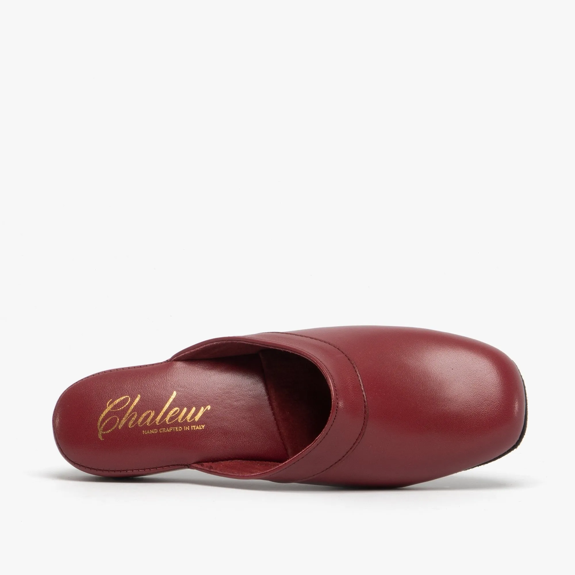 Chaleur FLORENCE Womens Mule Slippers Bordeaux