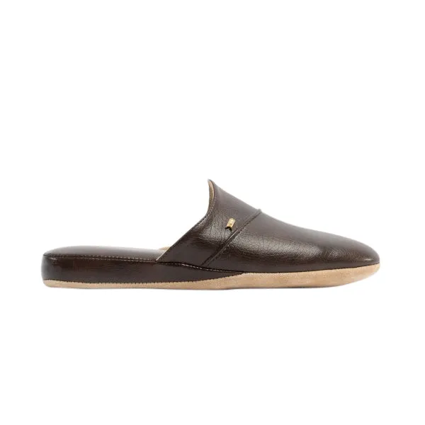 Chaleur LUIGI Mens Mule Slippers Brown