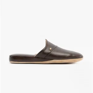 Chaleur LUIGI Mens Mule Slippers Brown