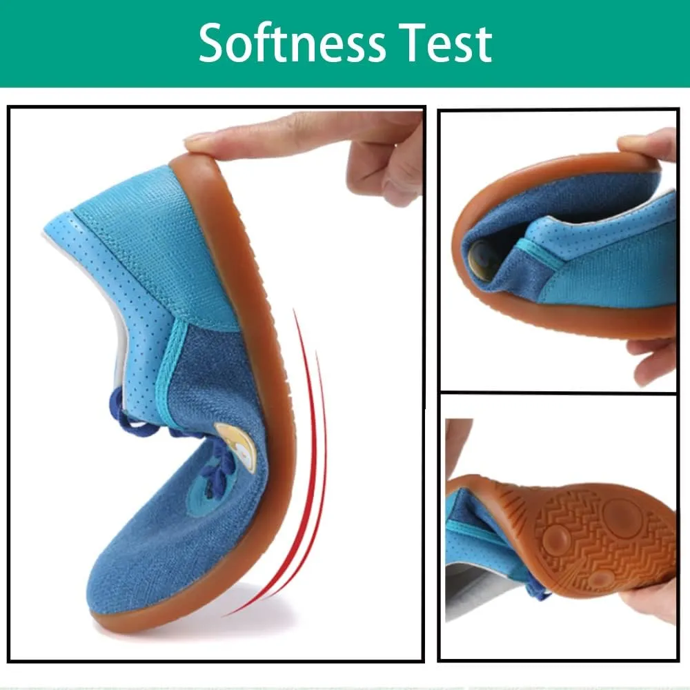 Chi Kung Shoes Martial Arts Boxing Shoes,Traditional Kung Fu Tai Chi Wushu Shaolin Qi Gong Beijing Trainer Wing Chun Slipper Sneaker Footwear for Men Women,