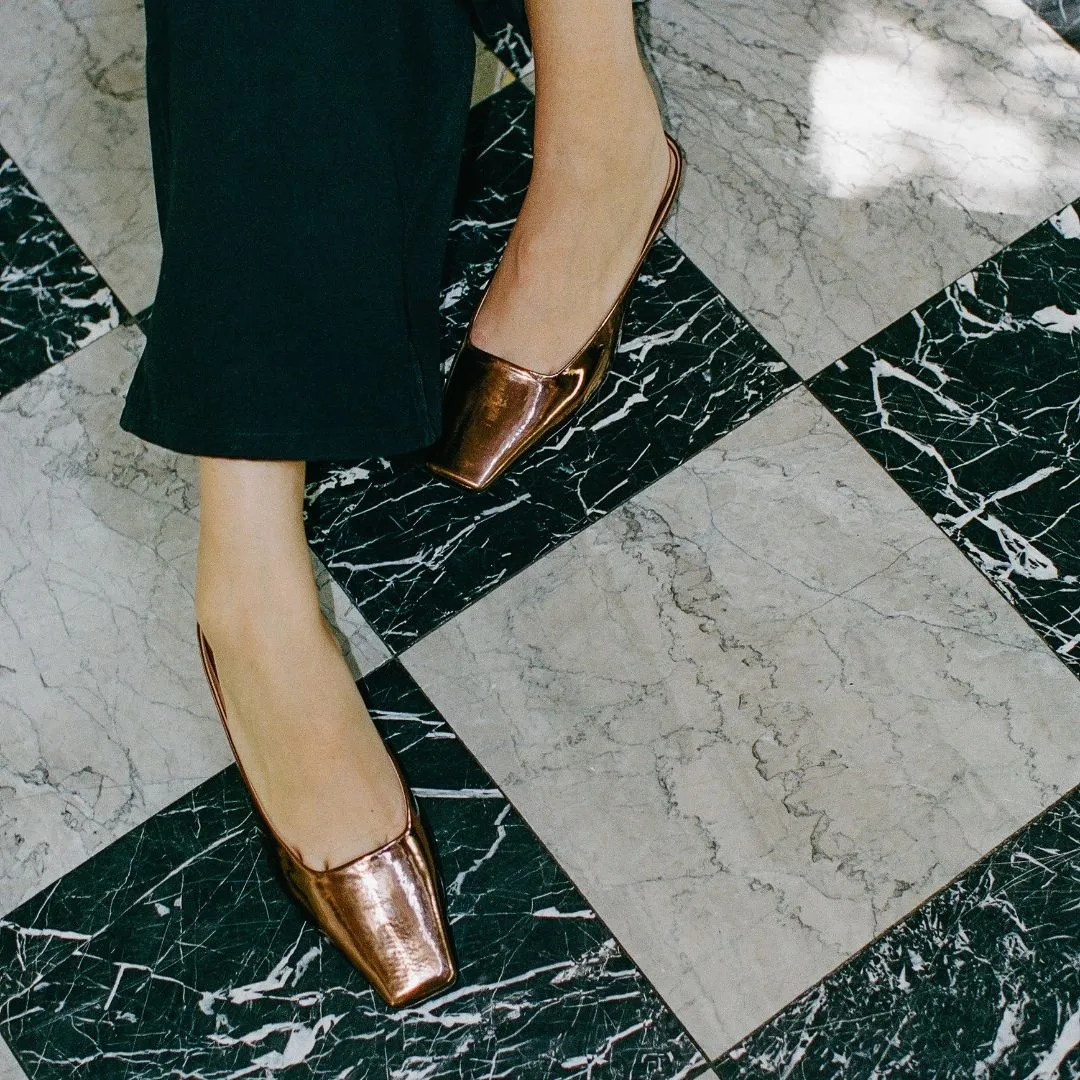 Classy Heeled Mule