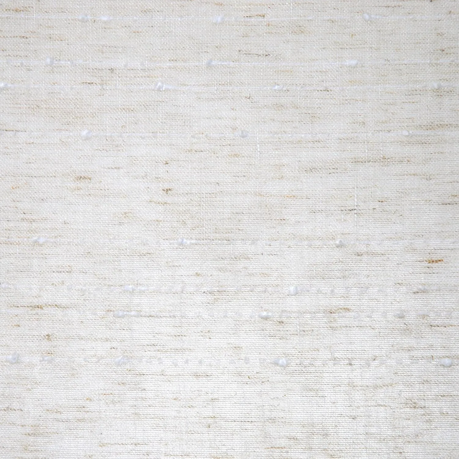 Clean Window Textured Slub Stripe Anti-Dust Allergy/Pet Friendly Sheer Curtain Panel, Linen, 52" W x 84" L (1 Panel)