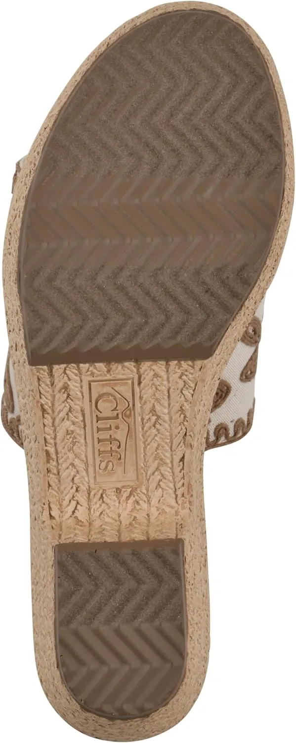 CLIFFS BY WHITE MOUNTAIN Women's Biancia Platform Slide Sandal