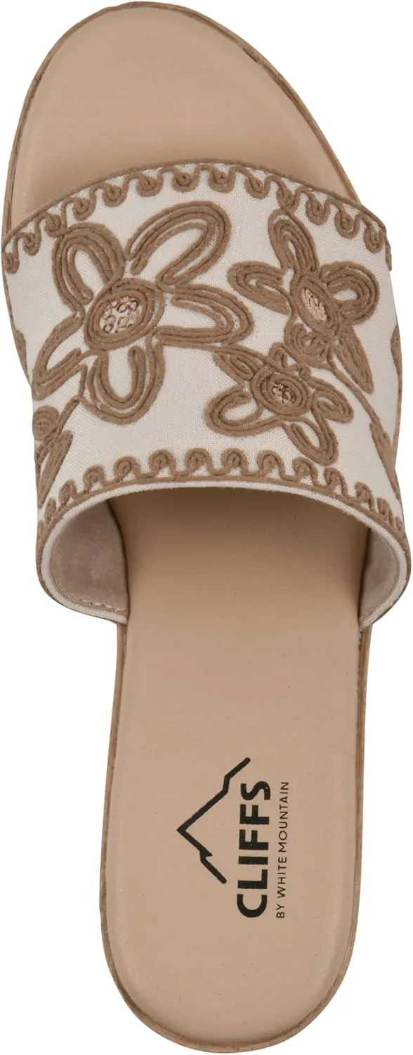 CLIFFS BY WHITE MOUNTAIN Women's Biancia Platform Slide Sandal