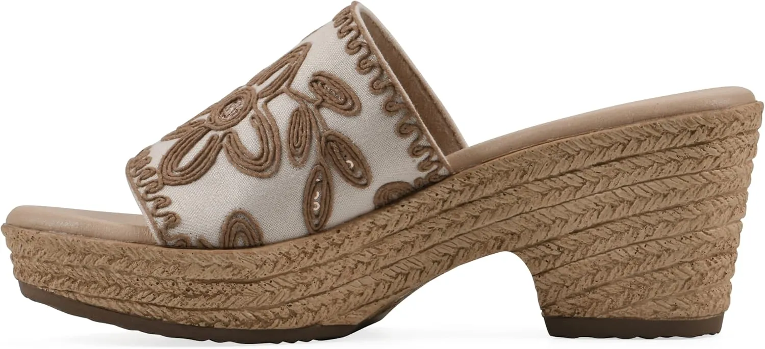 CLIFFS BY WHITE MOUNTAIN Women's Biancia Platform Slide Sandal