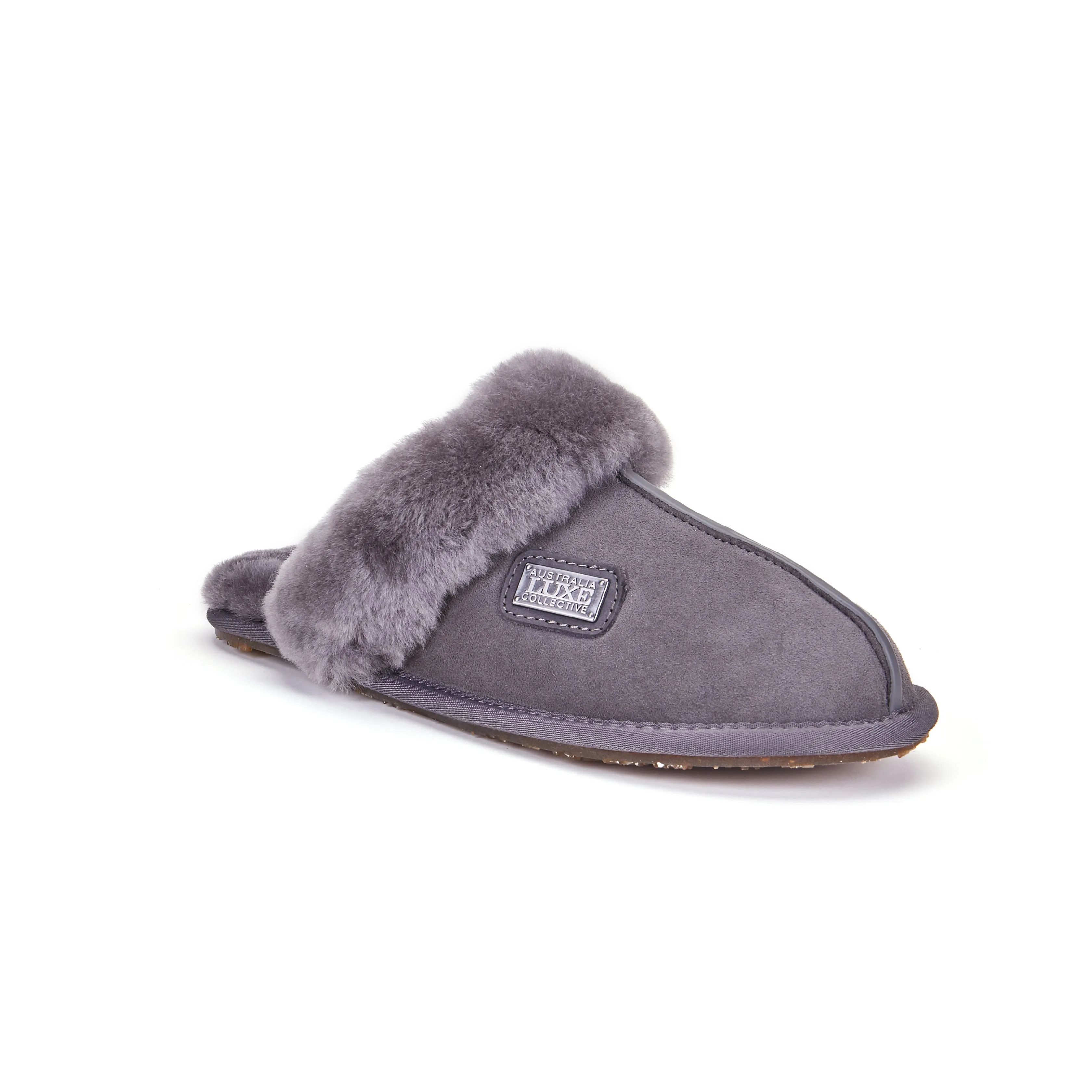 CLOSED MULE GRAY