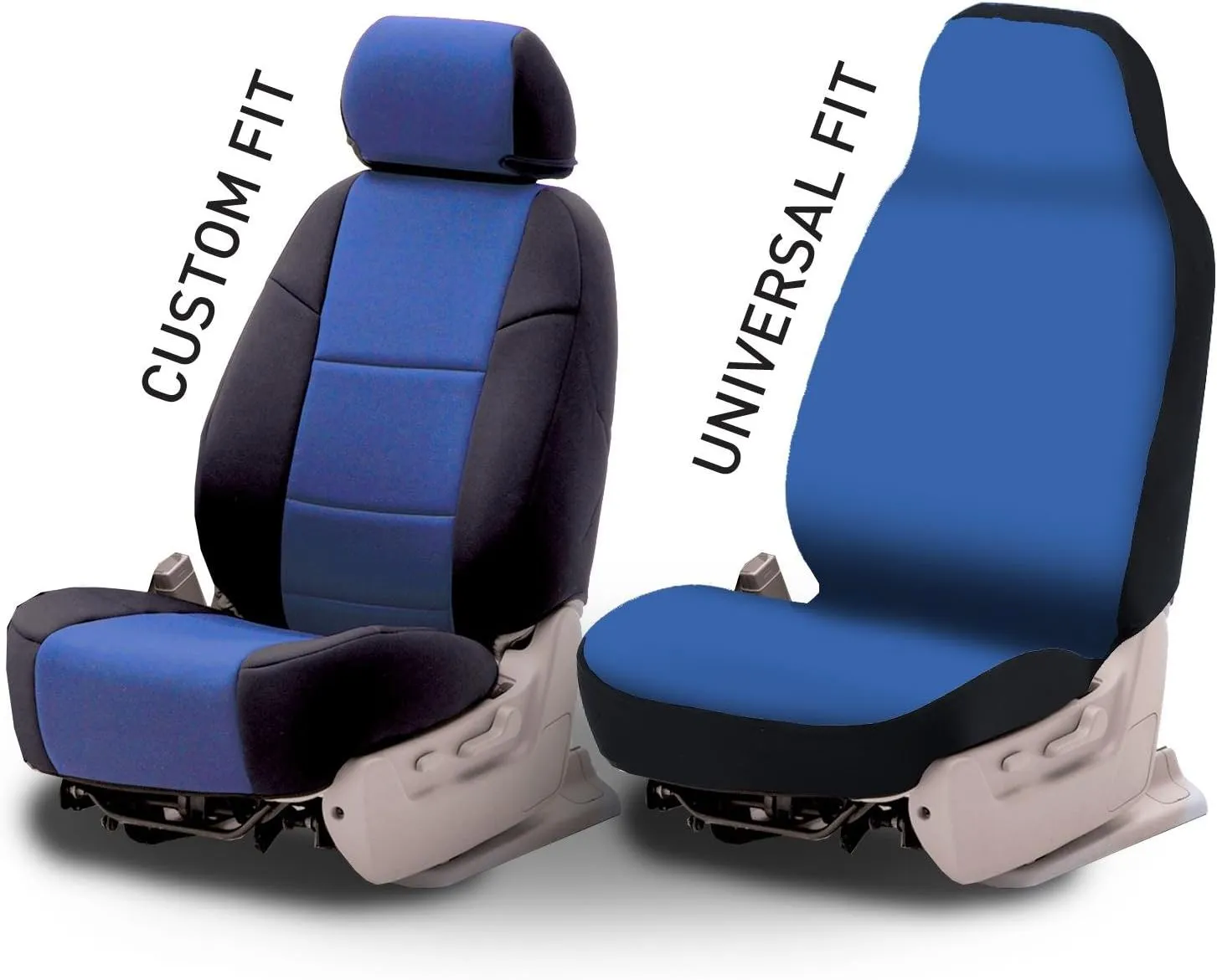 Coverking Custom Fit Front 50/50 Bucket Seat Cover for Select Toyota 4Runner Models - Saddleblanket (Camel with Neosupreme Tan Sides)