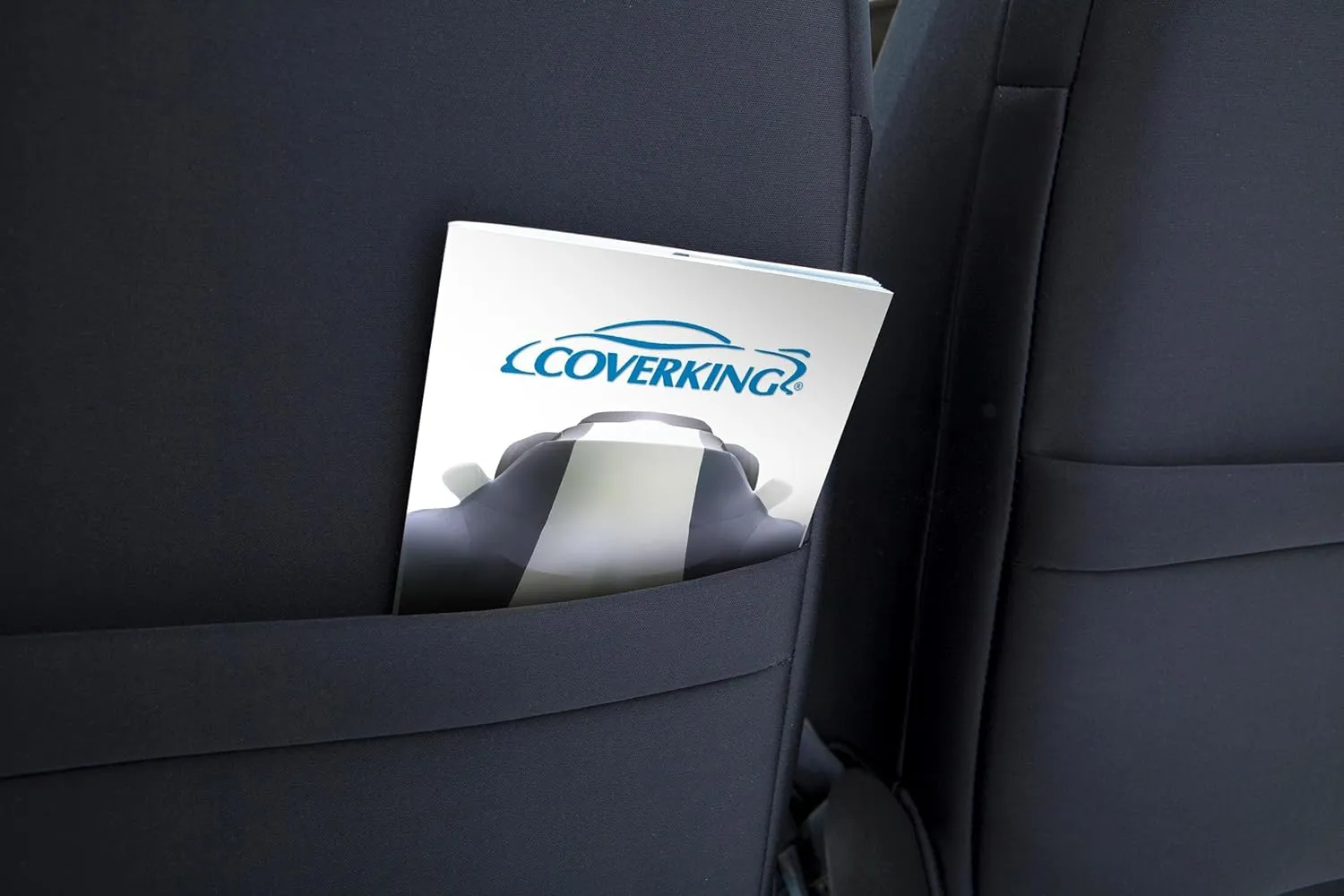 Coverking Custom Fit Front 50/50 Bucket Seat Cover for Select Toyota 4Runner Models - Saddleblanket (Camel with Neosupreme Tan Sides)