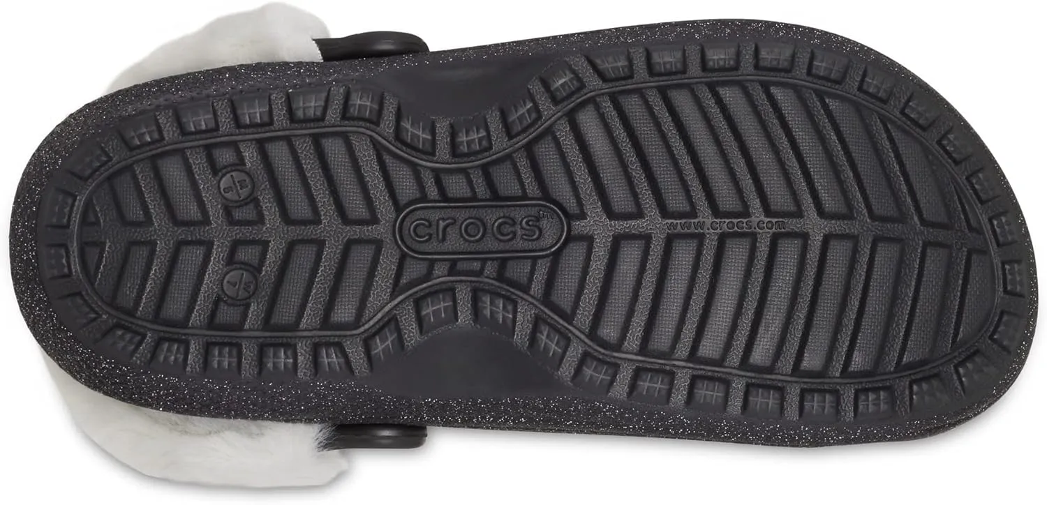 Crocs Unisex-Adult Classic Glitter Lined Clogs