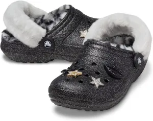 Crocs Unisex-Adult Classic Glitter Lined Clogs