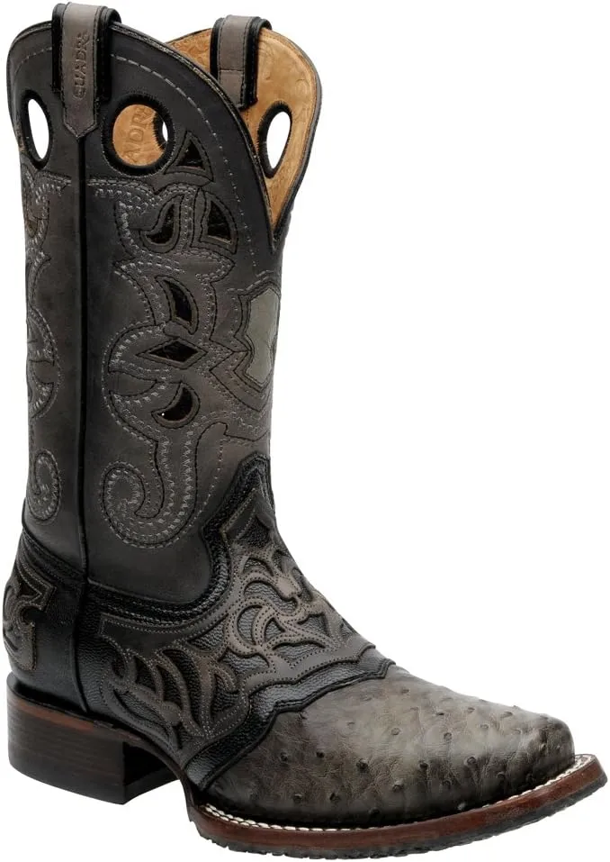 Cuadra Ostrich Rodeo Western Boots 2I03A1