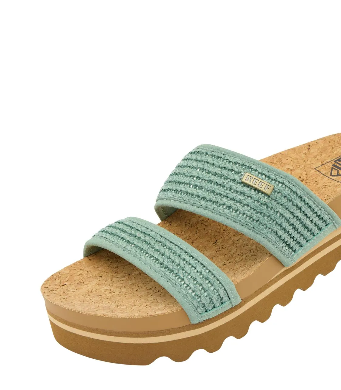 Cushion Vista Hi Sandals Frosty Raffia