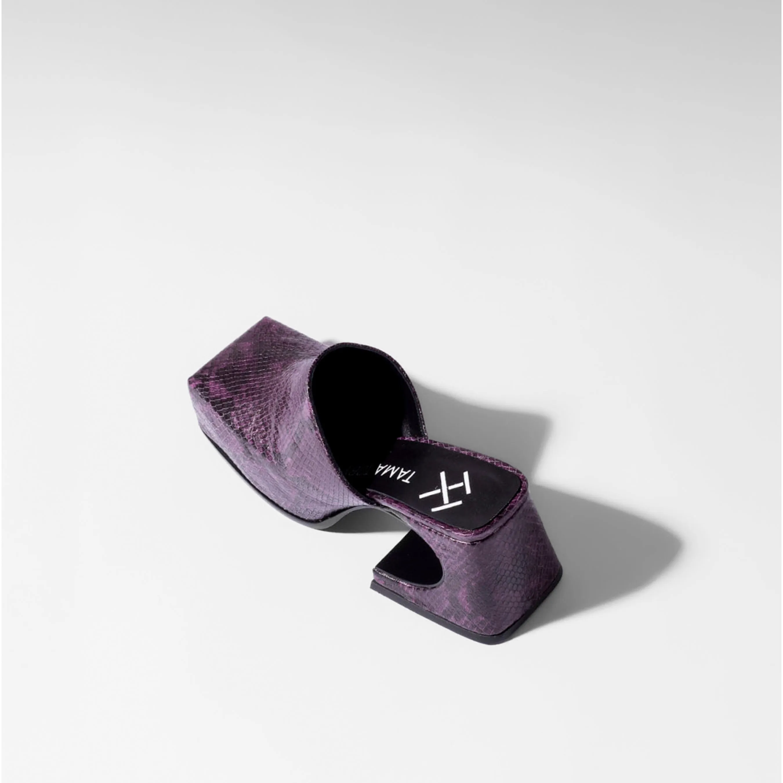 Dark Purple Snake Sassy Mule