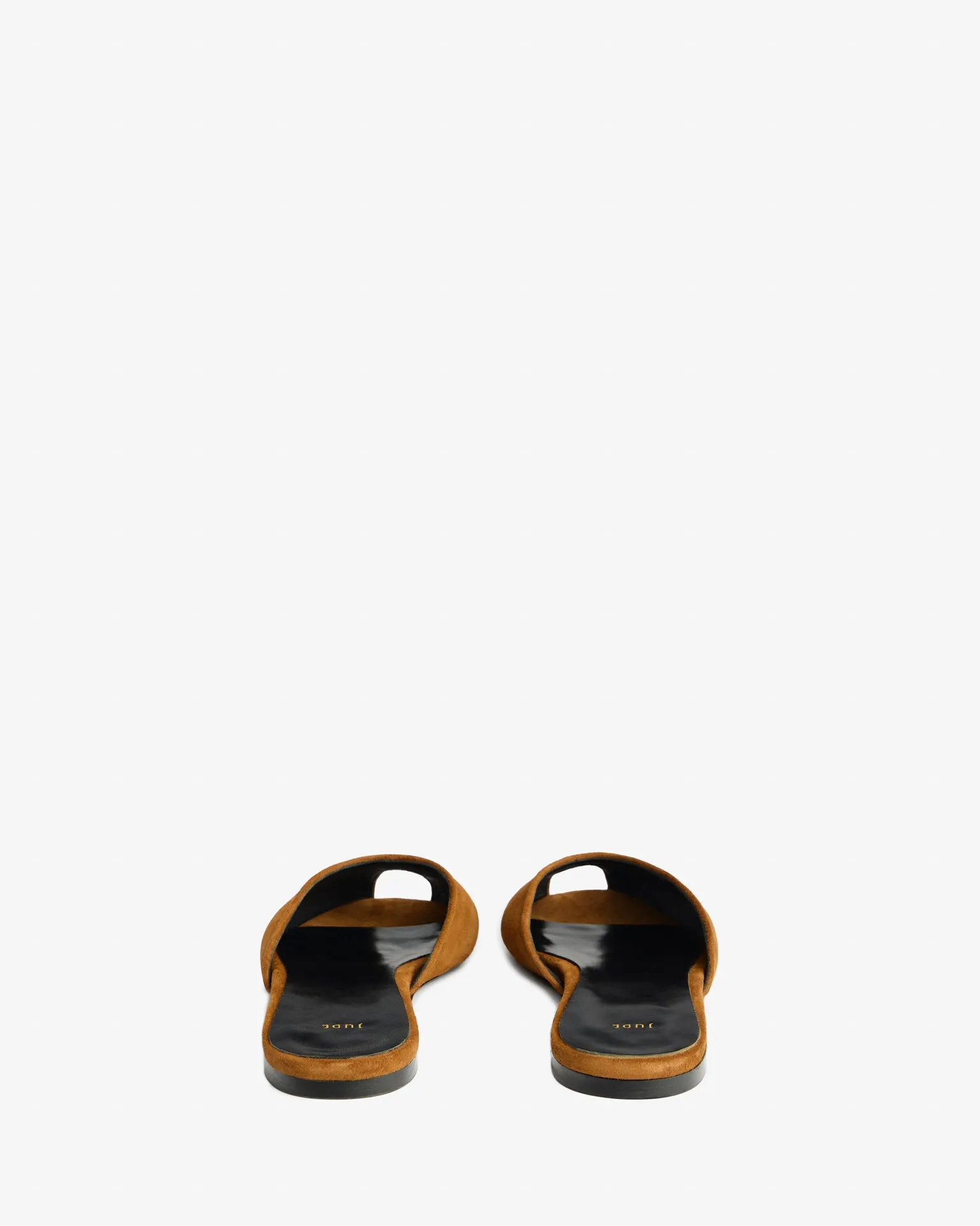Date Flat in Tan Suede Leather
