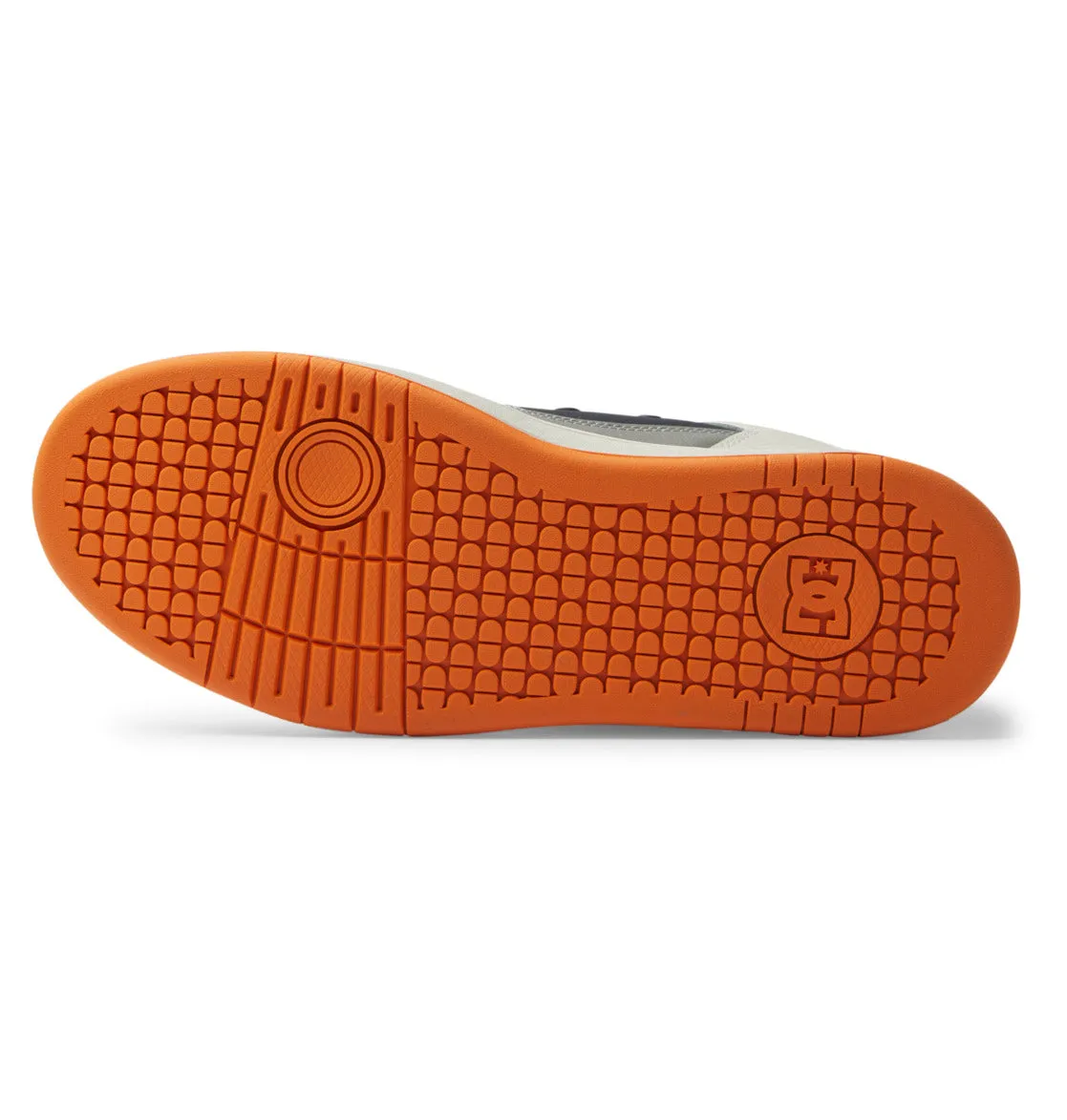 DC SHOES MANTECA 4 HI NAVY GREY ORANGE TRAINERS