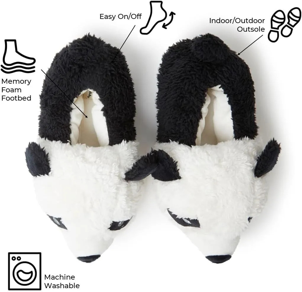 Dearfoams Toddler & Kids' Cute Shark, Cow, Unicorn, Dog, Dinosaur and Animal Critter Slippers