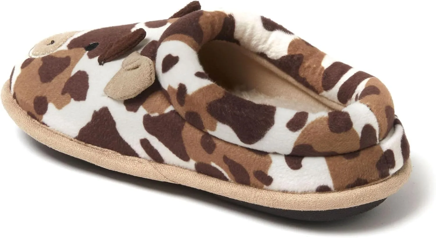 Dearfoams Toddler & Kids' Cute Shark, Cow, Unicorn, Dog, Dinosaur and Animal Critter Slippers